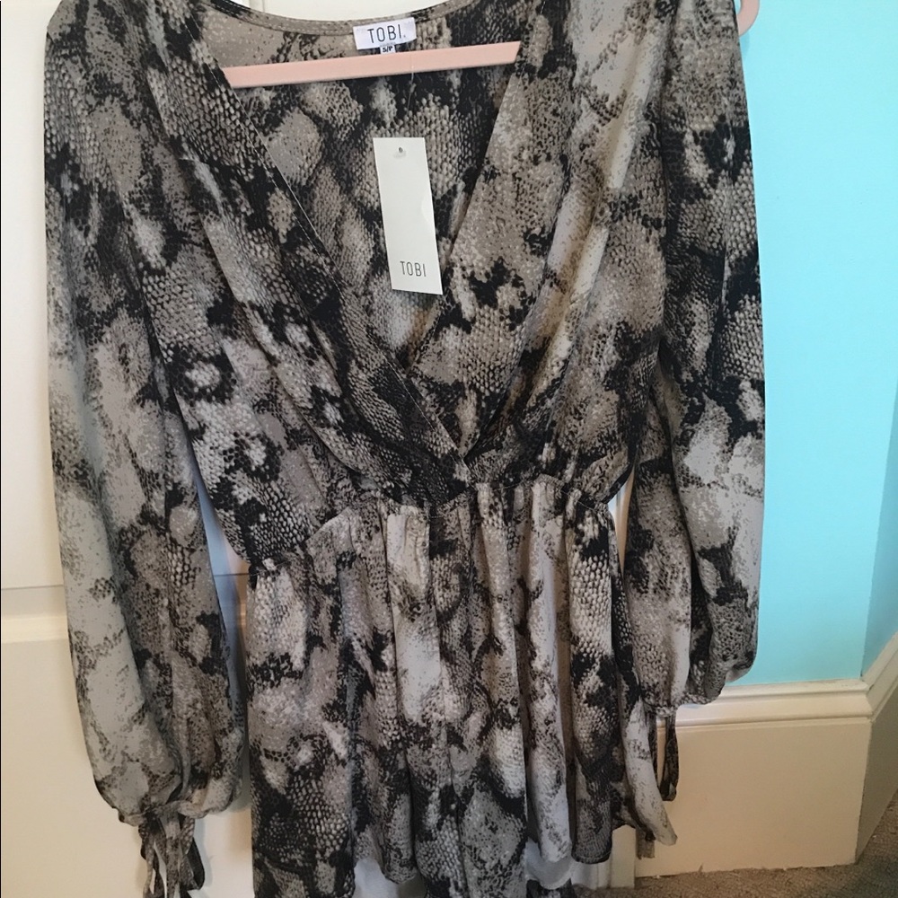 Snake skin romper from tobi